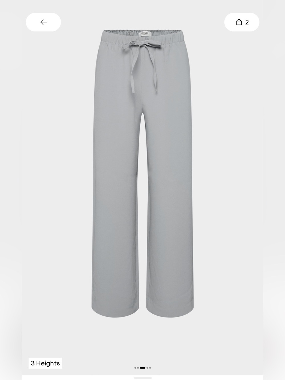 The Lodge Pant (short) ™ — Crepette™ Riverstone Gray